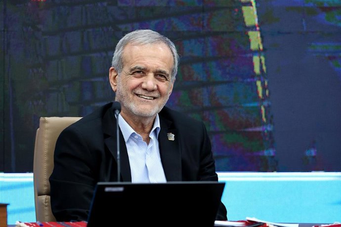 Archivo - El presidente iraní, Masud Pezeshkian