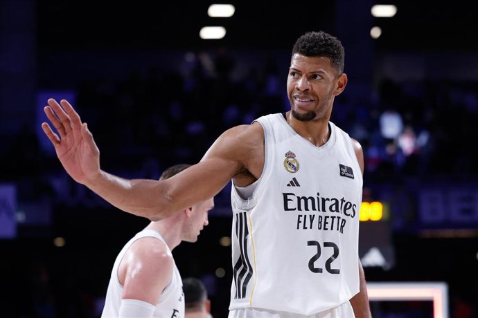 Archivo - Walter Tavares, en un partido con el Real Madrid.