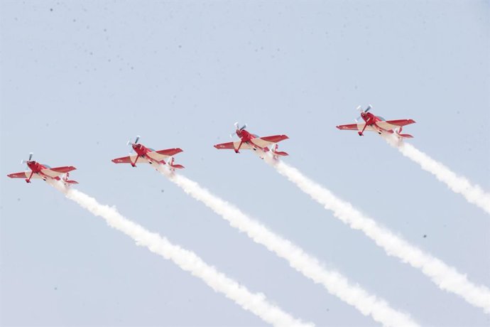 Feria y exposiciones en la Fuerza Aérea y realiza un espectacular vuelo de demostración en la Base Aérea Las Palmas, en Surco.
