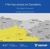 Foto: La AEMET desactiva los avisos por lluvias y tormentas previstos en Cantabria