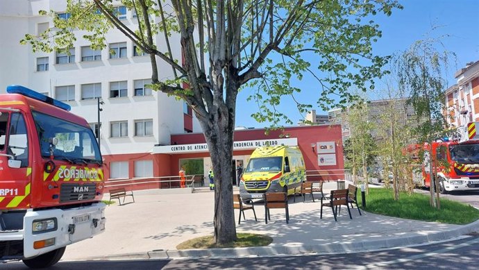 Bomberos acuden a la Residencia de Mayores de Laredo