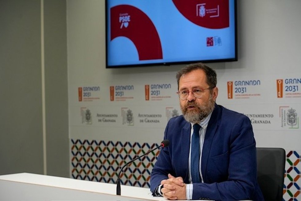 El concejal socialista Juanjo Ibáñez.