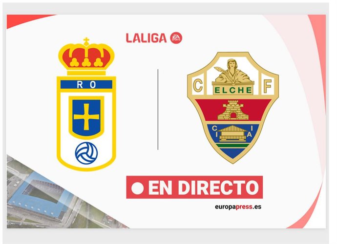 Onces Iniciales probables: Oviedo - Elche: resumen y estadísticas del partido de la jornada 32 de LaLiga EA Sports