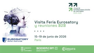SODERCAN organiza con la Cámara una visita agrupada a la feria Eurosatory de París con agendas B2B personalizadas