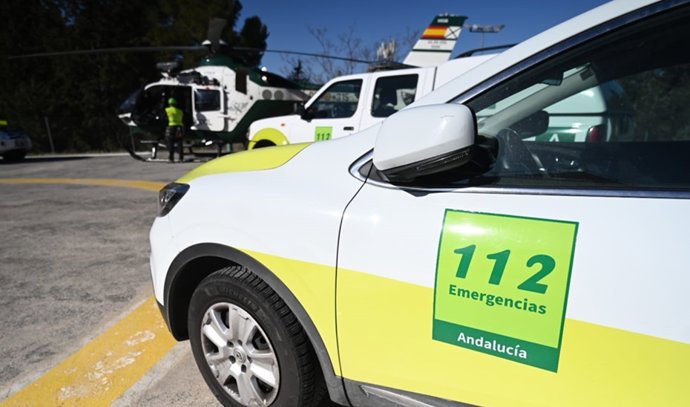 Vehículo de 112 Andalucía en Granada.