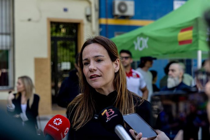 La portavoz de Vox en la Asamblea de Madrid, Isabel Pérez Moñino