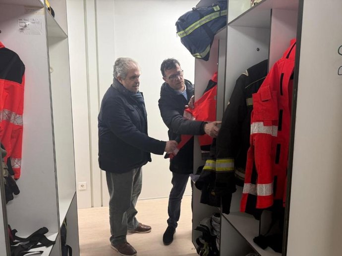 El parque de los Bomberos de Mallorca en Inca amplía sus instalaciones con un gimnasio y unos vestuarios