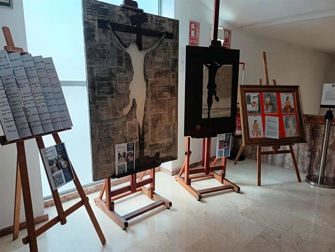 Algunos de los trabajos realizados por los alumnos de los centros educativos.