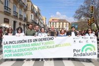Por Andalucía señala que se está produciendo una revolución de niños en aulas por la atención a la diversidad