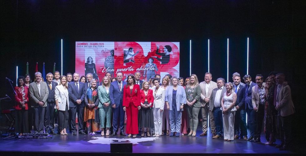 Acto de entrega de las Medallas de Oro de la Provincia 2026, que concede la Diputación de Badajoz, en Calamonte (Badajoz), a 26 de abril de 2026.