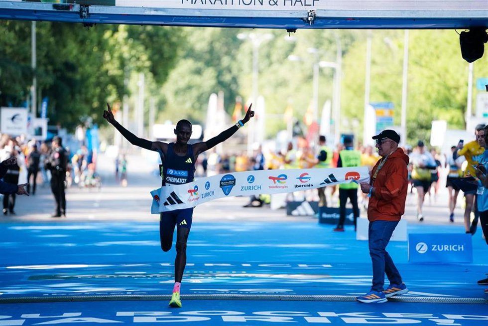 El keniano Mike Chematot vence en maratón en el Zurich Rock'n'Roll Running Series Madrid