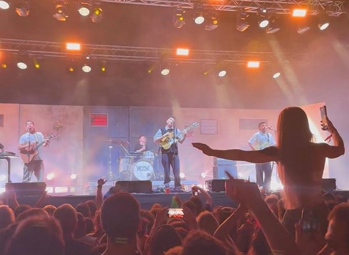 Sanguijuelas del Guadiana durante o Vibra Mahou em León.