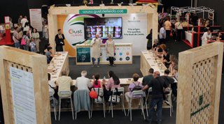 Més de 450 persones visiten l'estand de Gust de Lleida durant la Fira Q de Balaguer.