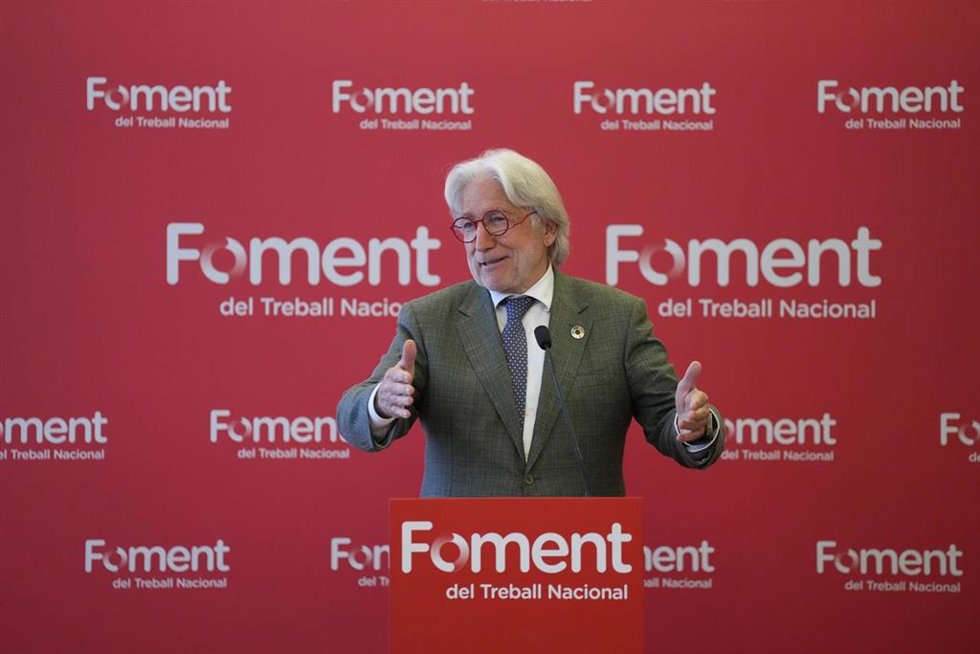 Archivo - El presidente de Foment del Treball, Josep Sánchez Llibre
