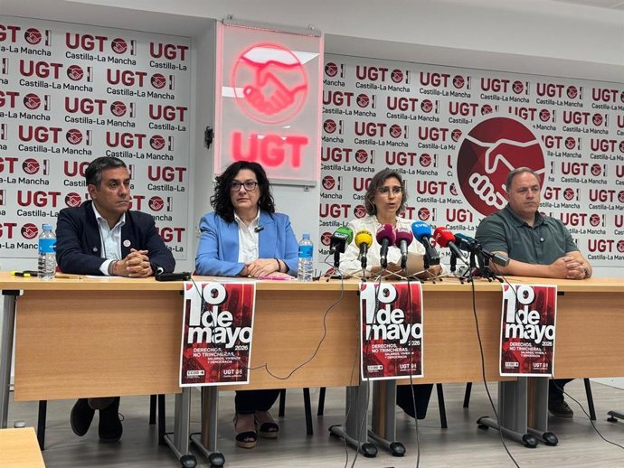 Rueda de prensa presentación actos del 1º de Mayo en C-LM