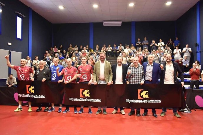 EL Real Club Priego Fundación Kutxabank celebra su pase a la final de la Europe Cup de tenis de mesa