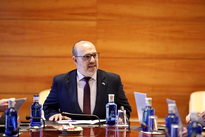 Archivo - El presidente de las Cortes de Castilla-La Mancha, Pablo Bellido