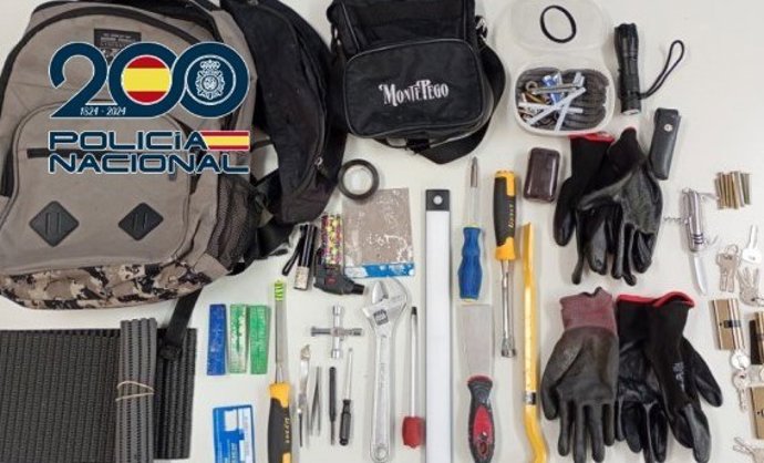 Material intervenido en la operación