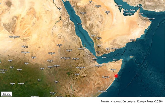 La embarcación ha sido secuestrada frente a las costas de Somalia