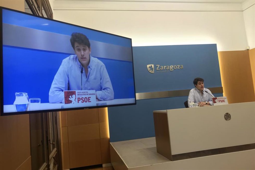 El concejal del grupo municipal del PSOE, Guillermo Ortiz