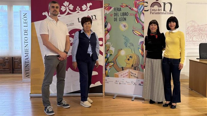 Un momento de la presentación de la Feria del Libro.