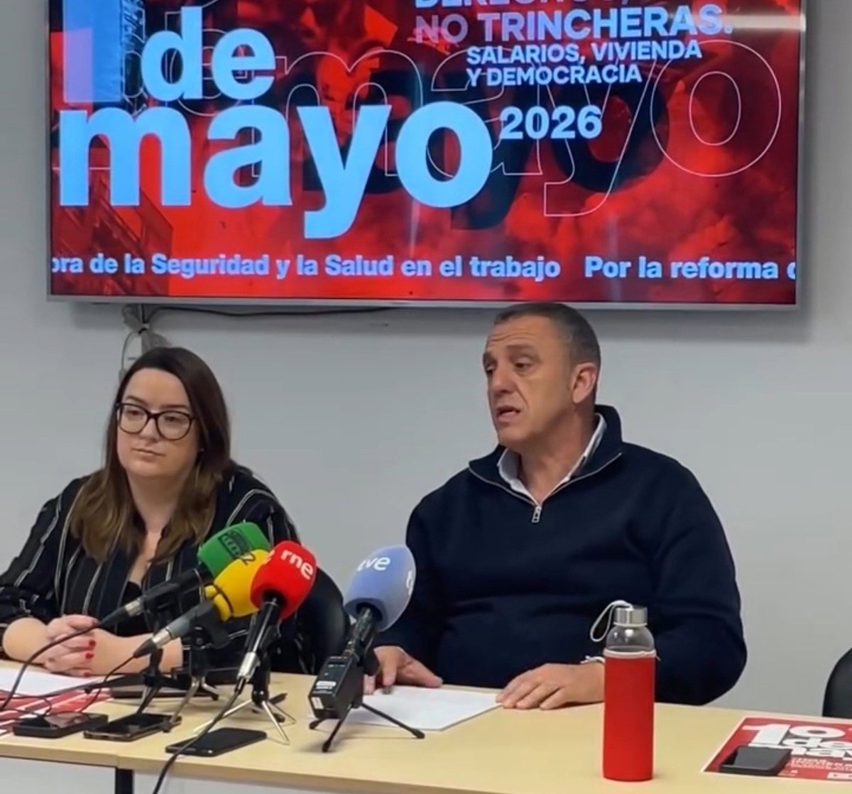 UGT y CCOO reivindicarán el 1 de mayo la negociación colectiva para recuperar salarios  dignos 