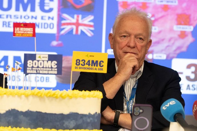 Ryanair avanza que 2027 será el primer año en que la compañía no crecerá en España