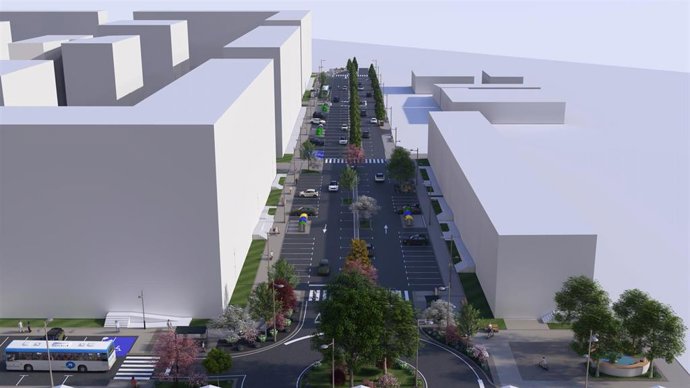 Infografía de actuaciones en la zona de Cros