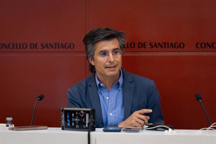 El líder del PP de Santiago, Borja Verea