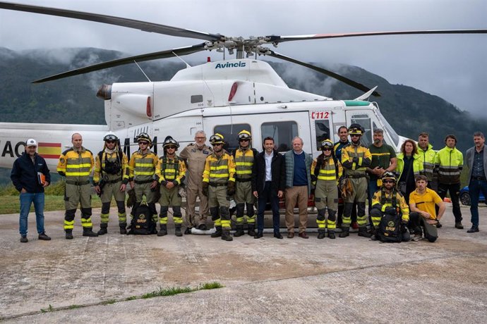 Casares con efectivos de la BRIF en Ruente
