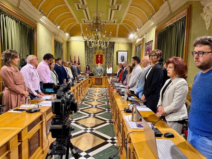 Pleno en el Ayuntamiento de Cuenca.