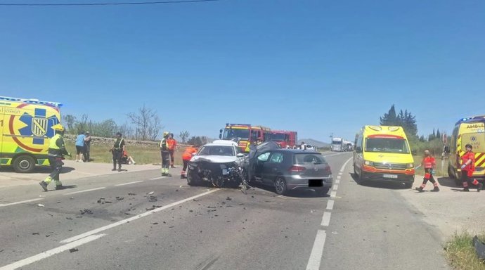 Accidente en la Ma-13