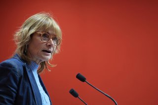 Archivo - La vice-primera secretària i portaveu del PSC, Lluïsa Moret