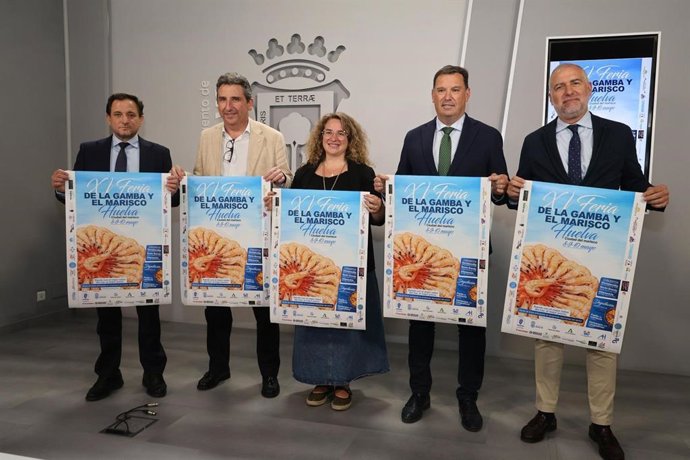 Presentación de la XI Feria de la Gamba y el Marisco de Huelva.