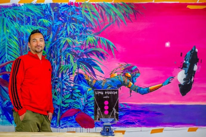 El Centre del Carme presenta el primer còmic de l'artista urbà Deih