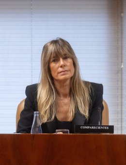 Archivo - La mujer del presidente del Gobierno, Begoña Gómez, durante la Comisión de Investigación sobre programas de cátedras y postgrados de la Universidad Complutense de Madrid y empresas financiadoras, en la Asamblea de Madrid.