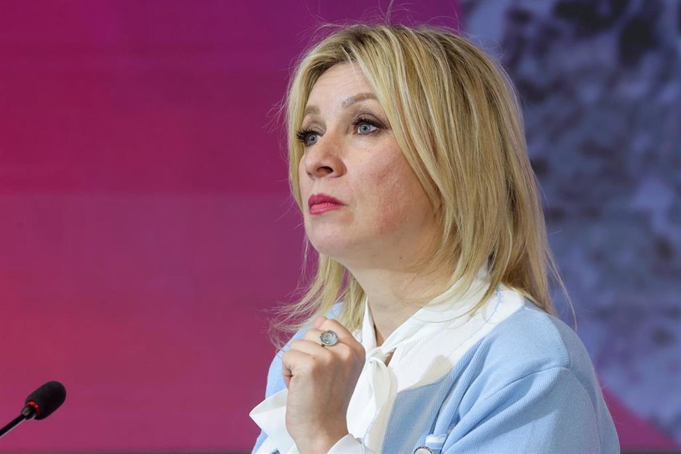 Maria Zajarova, portavoz de Exteriores de Rusia.