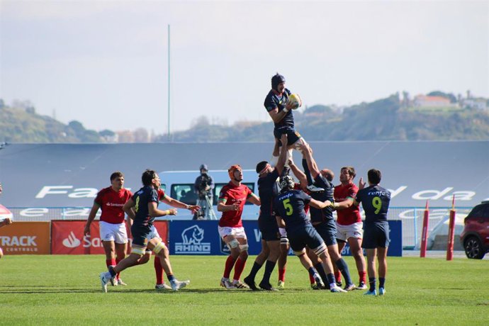 Archivo - Imagen de archivo de un partido de la Selección Española de Rugby.