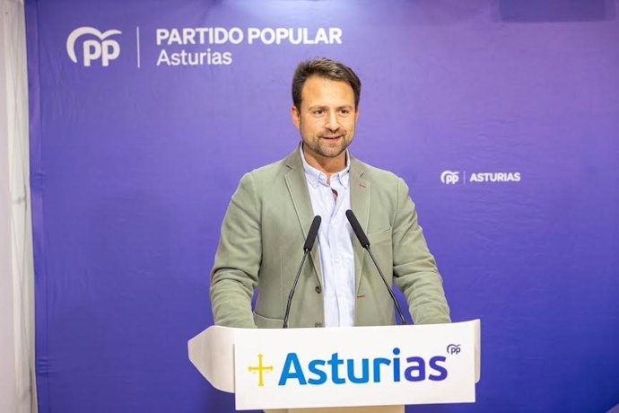 El presidente del PP de Asturias, Álvaro Queipo.
