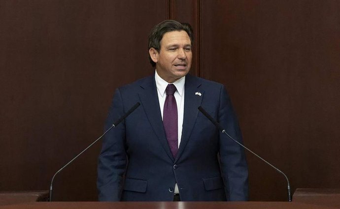 El gobernador de Florida, el republicano Ron DeSantis 