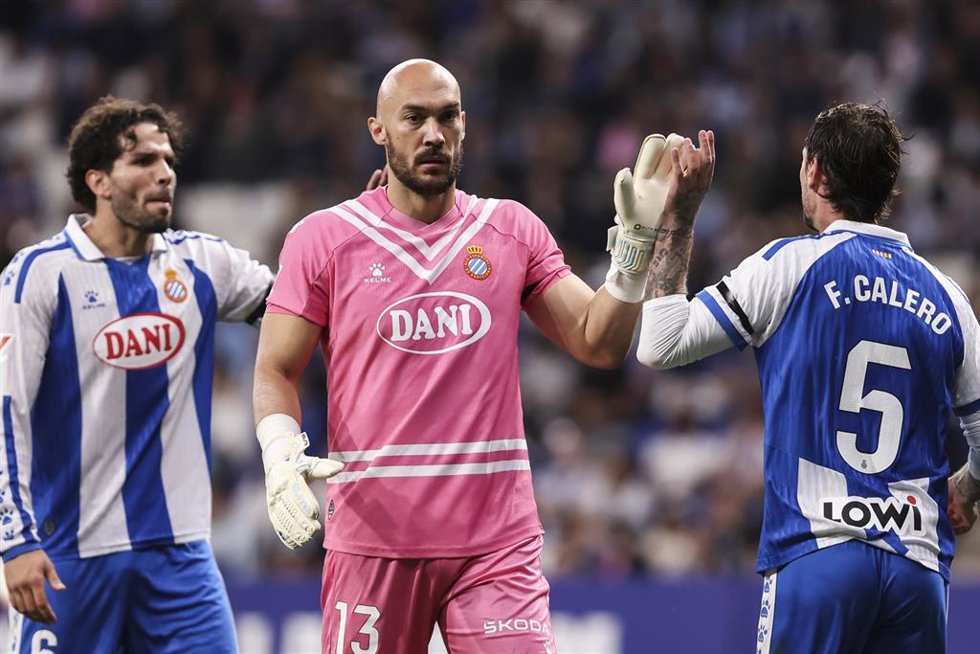 Marko Dmitrovic en el RCD Espanyol-Levante UD