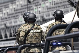 Archivo - September 9, 2025, Mexico, Cdmx, Mexico: The contingent of the Ministry of the Navy (SEMAR) rehearsed for the civic-military parade to be held in honor of the 15th anniversary of the start of the Mexican War of Independence. Hundreds of troops m