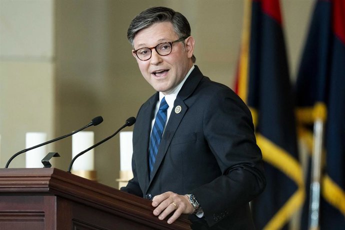 El presidente de la Cámara de Representantes, el republicano Mike Johnson