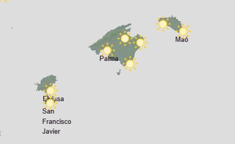 El tiempo hoy, martes 28 de abril, en Baleares.