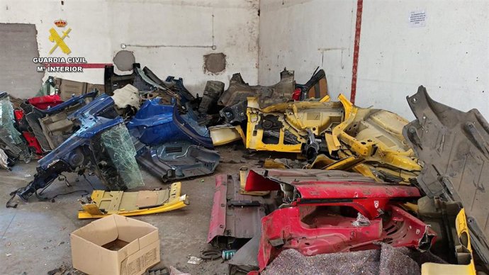 Materiales intervenidos durante la operación.