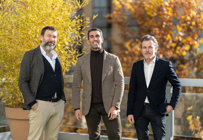 Fundadores de izquierda a derecha: Jaime, Daniel y Alfonso