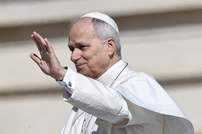 Archivo - Arquivo - O Papa Leão XIV, na Cidade do Vaticano, em 18 de março de 2026.