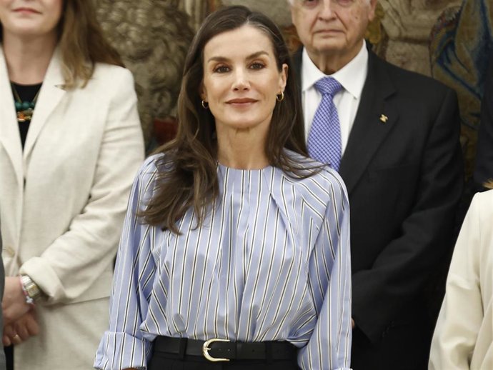 La reina Letizia ha presidido varias audiencias en el Palacio de La Zarzuela