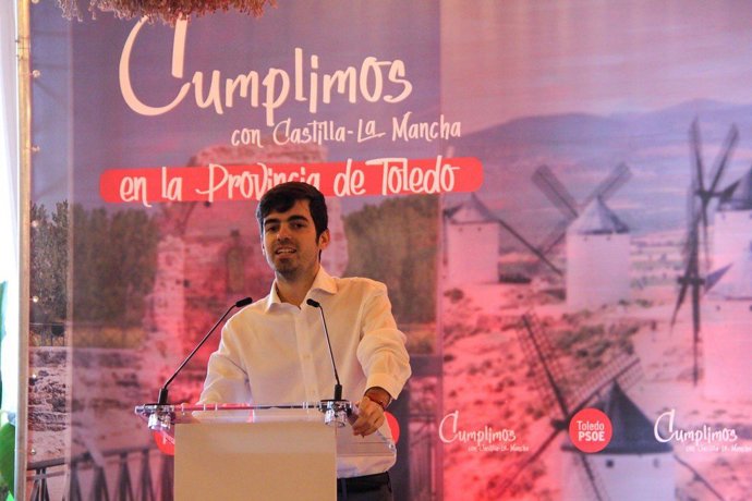 Nacho Hernández, único candidato a la Secretaría General de Juventudes Socialistas de la provincia de Toledo.