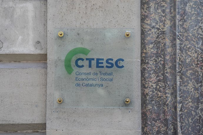 Archivo - Cartel de la sede de CTESC en Barcelona, a 5 de agosto de 2025, en Barcelona, Catalunya (España).